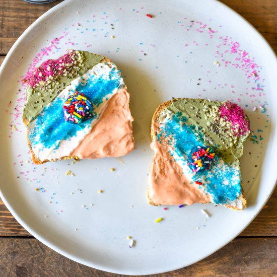 Superfood Unicorn Toast