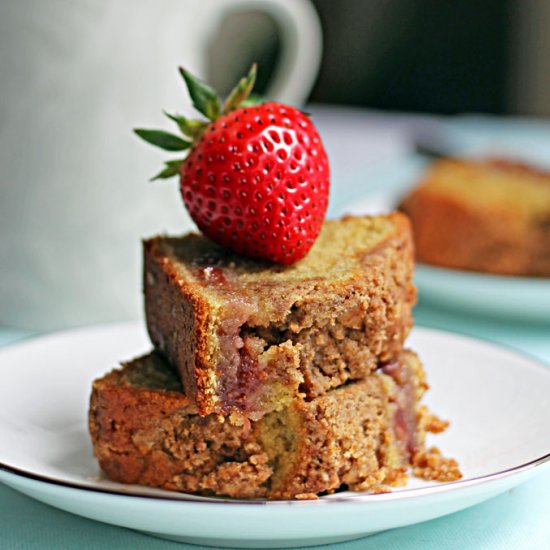 Gluten-free Strawberry Coffee Cake