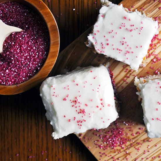 Berry Lemon Snack Cake