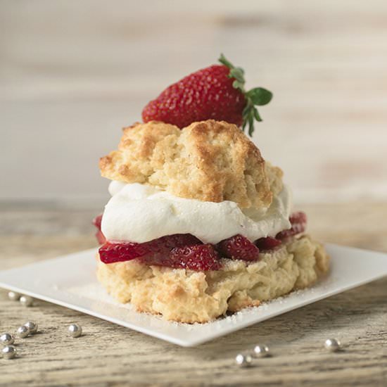 Rustic Strawberry Shortcake