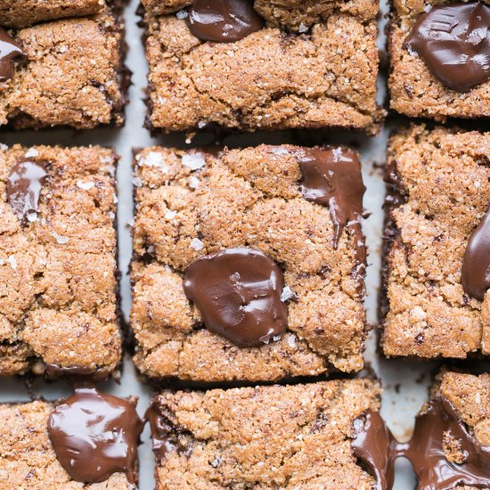 Paleo Chocolate Chip Blondies