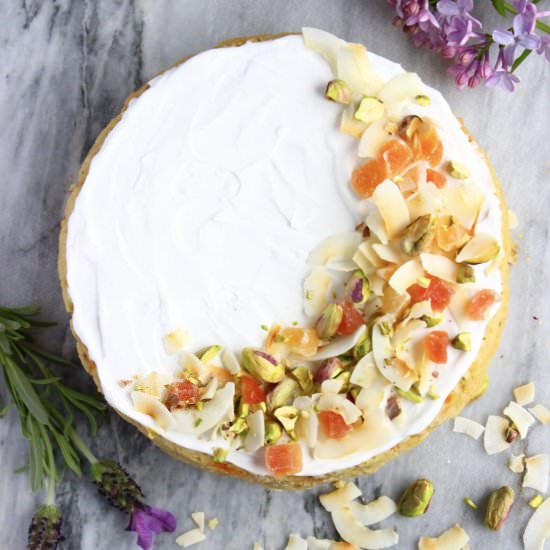 GF Vegan Tropical Carrot Cake