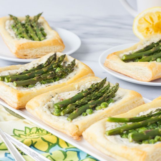 Asparagus Pea Tart