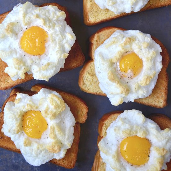 Cloud Eggs on Toast