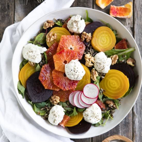 Wild Rice Salad with Beets & Orange