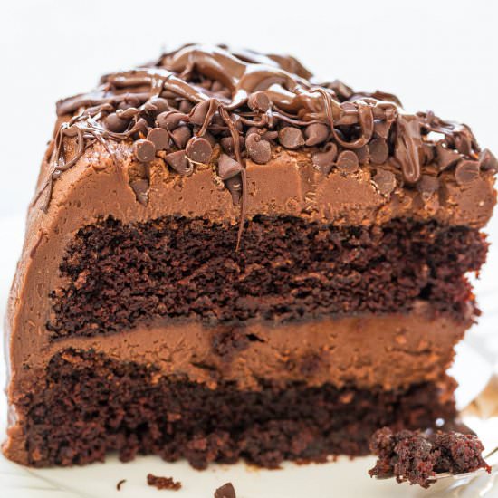 The Best Triple Chocolate LayerCake