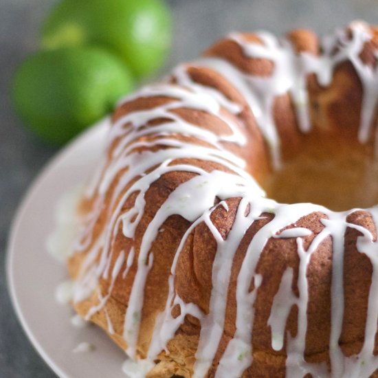 Gluten Free Lime Pound Cake