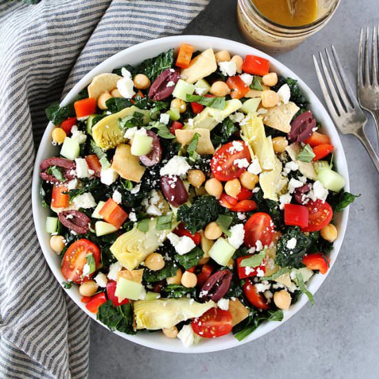 Mediterranean Kale Salad