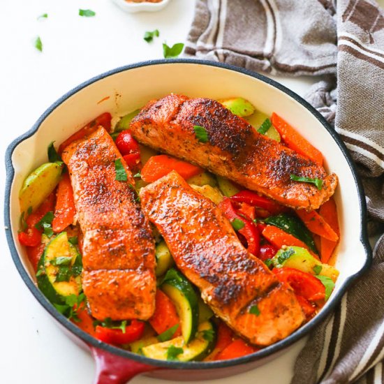 Cajun Blackened Salmon