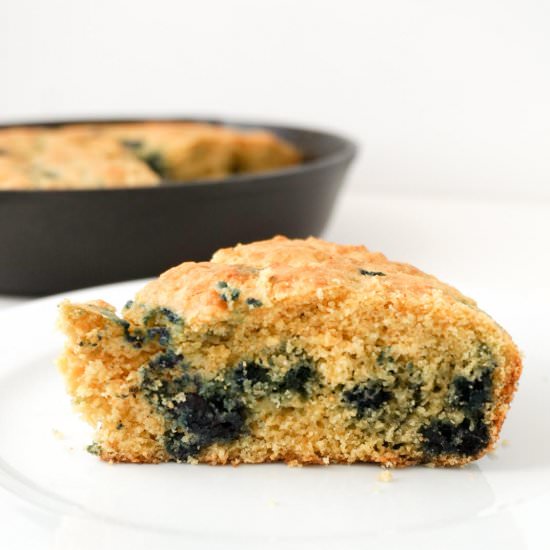 Blueberry Skillet Cornbread