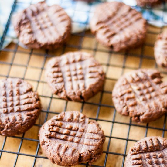 Chocolate Peanut Butter Cookies