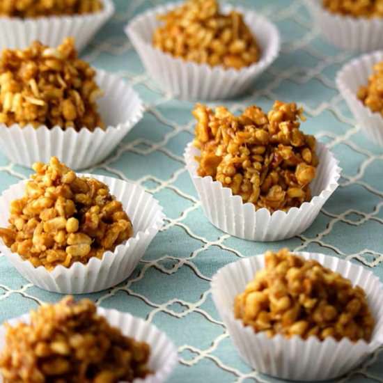 Peanut Butter Rice Crispy Balls