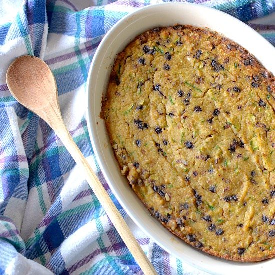 Paleo Zucchini Bread N’oatmeal Bake