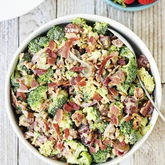 Creamy Bacon Broccoli Salad