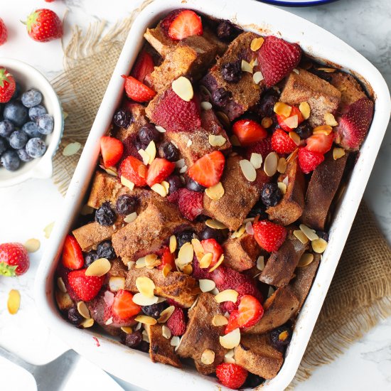 Aquafaba French Toast Casserole