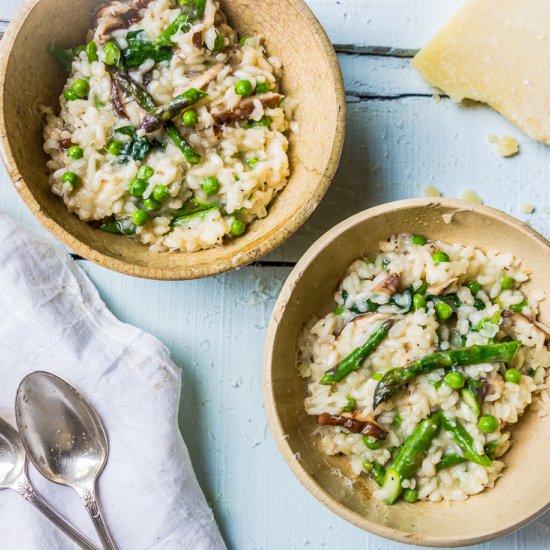 A Spring Vegetable Risotto