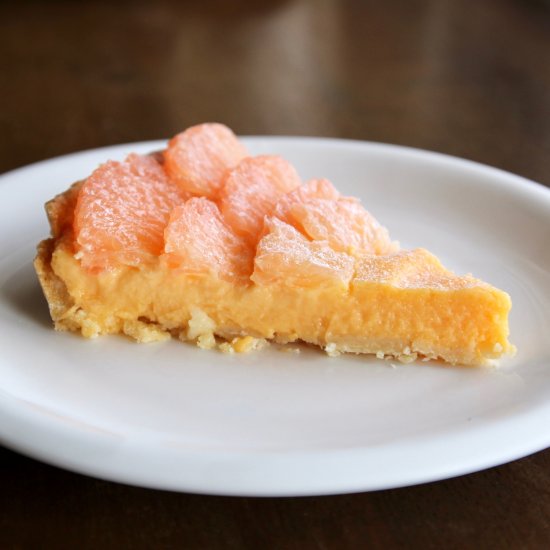 Grapefruit Curd Tart