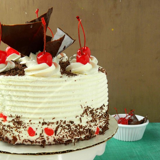 Eggless Black Forest Cake Scratch