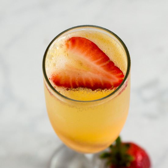 Mango Sorbet Bellini