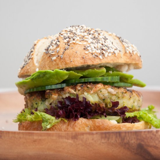 Green Veggie Burger