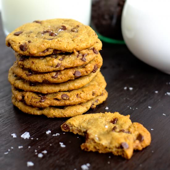 Mint Chocolate Chip Cookies