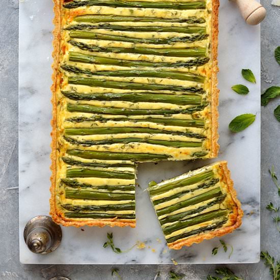 Spring Vegetable Tart