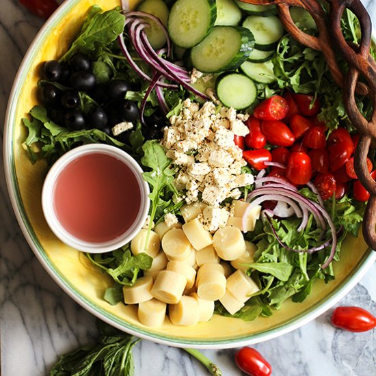 Italian Hearts of Palm Salad