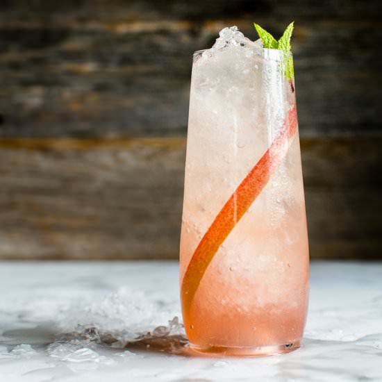 Lemongrass-Ginger Rhubarb Soda