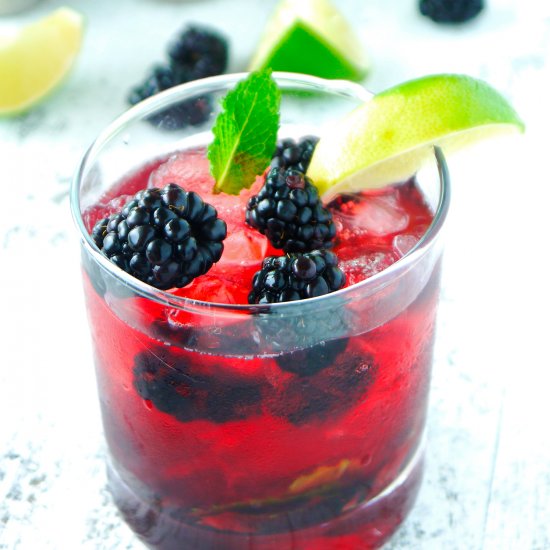 Blackberry Lime Mint Julep