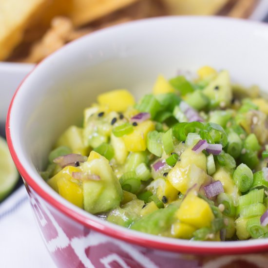 Asian Avocado Mango Salsa