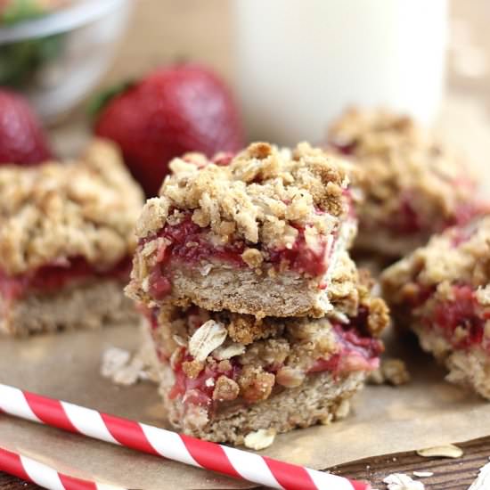 Strawberry Oatmeal Bars