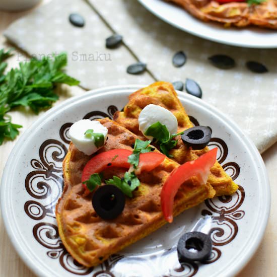 Savory Carrot Waffles (Gluten Free)