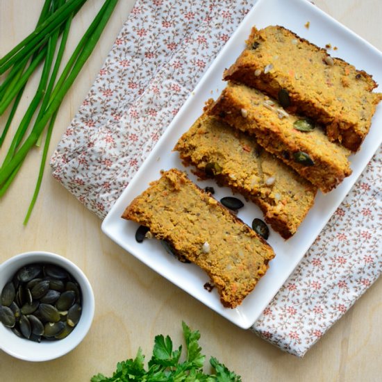 Lentil and Bake Root Veggies Loaf