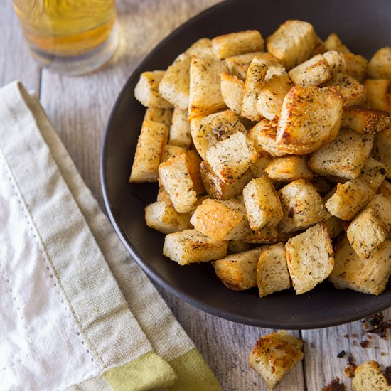 Mom’s Crouton Snacks