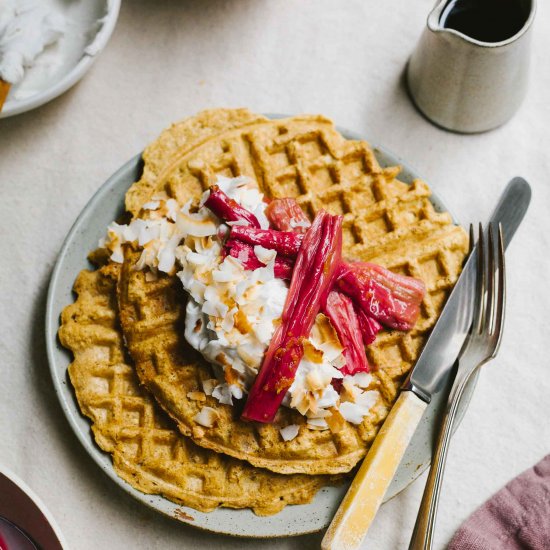 Meyer Lemon Waffles