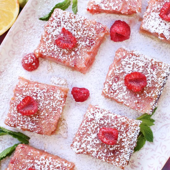 Raspberry Lemonade Bars