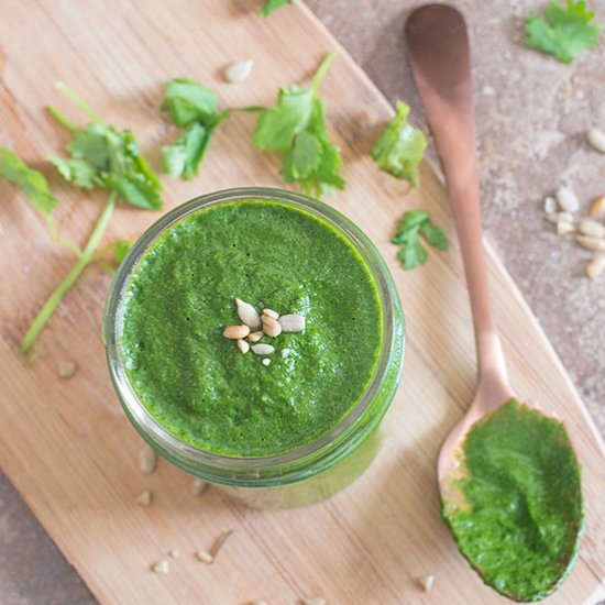 Vegan Cilantro Pesto