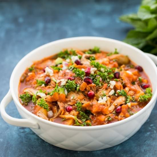 Hearty Slow Cooker Chicken Stew