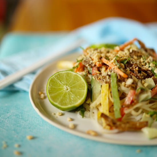 Banh Mi Salad with Slow Cooked Pork