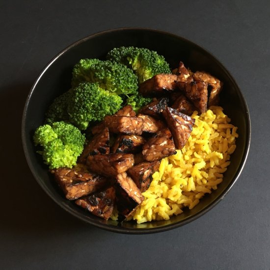 Maple Balsamic Tempeh