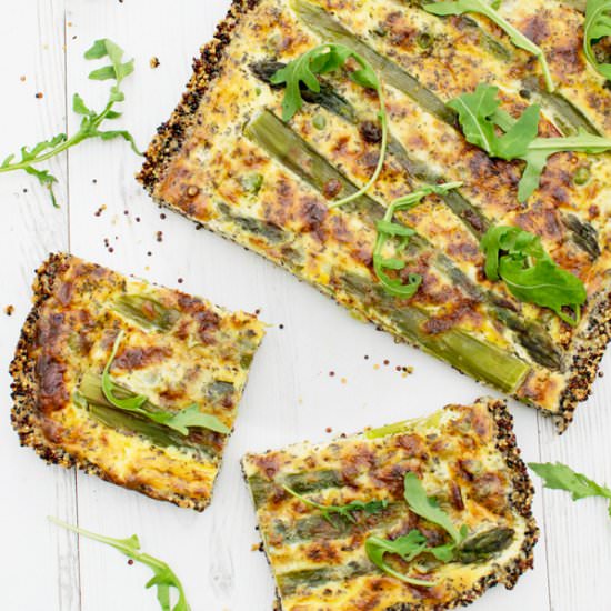 Asparagus & Pea Quiche