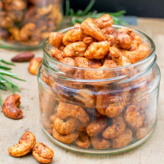 Smoky Roasted Cashews [vegan]