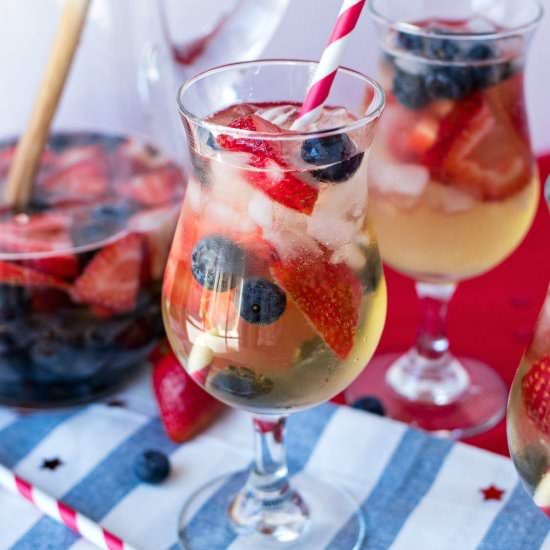 Red, White, and Blue Sangria