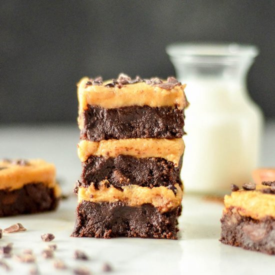 Flourless Peanut Butter Brownies