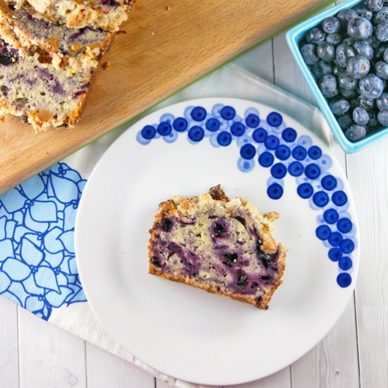 Blueberry Pie Quick Bread