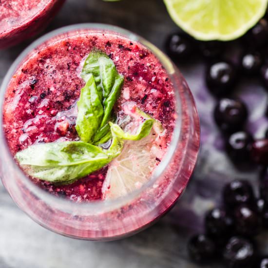 Triple Berry Wine Slushies {FROSÉ}