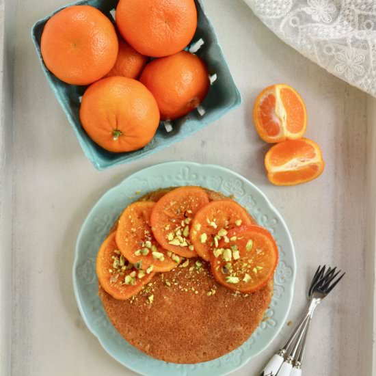 Candied Orange Semolina Cake