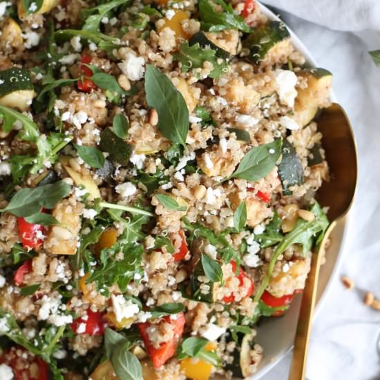 Balsamic Veggie Quinoa Salad