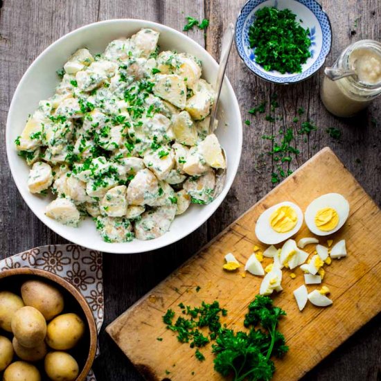 Creamy Horseradish Potato Salad