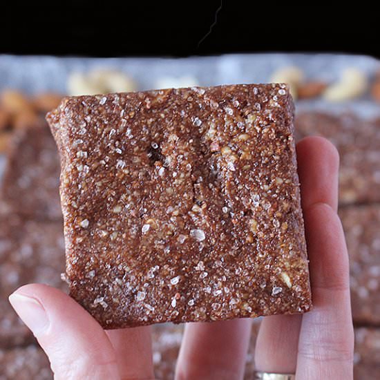 Paleo Chocolate Protein Bars